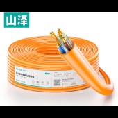 山泽超六类非屏蔽网线【0.57±0.008mm纯铜芯】CAT6A类万兆高速 工程家装网络监控POE箱线 单位：米